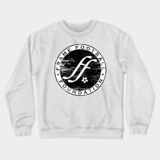 Frame football Distressed Logo Crewneck Sweatshirt